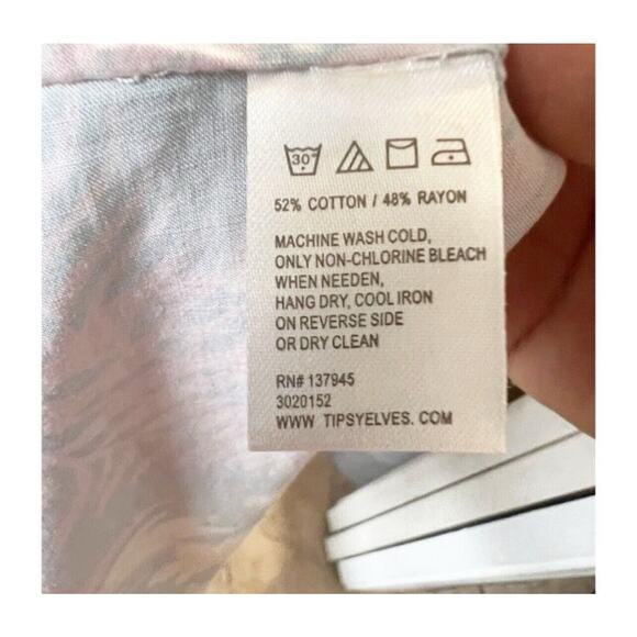 Tipsy Elves Men’s Birds In Paradise Collared Button Down Shirt Medium Preppy - Picture 6 of 11